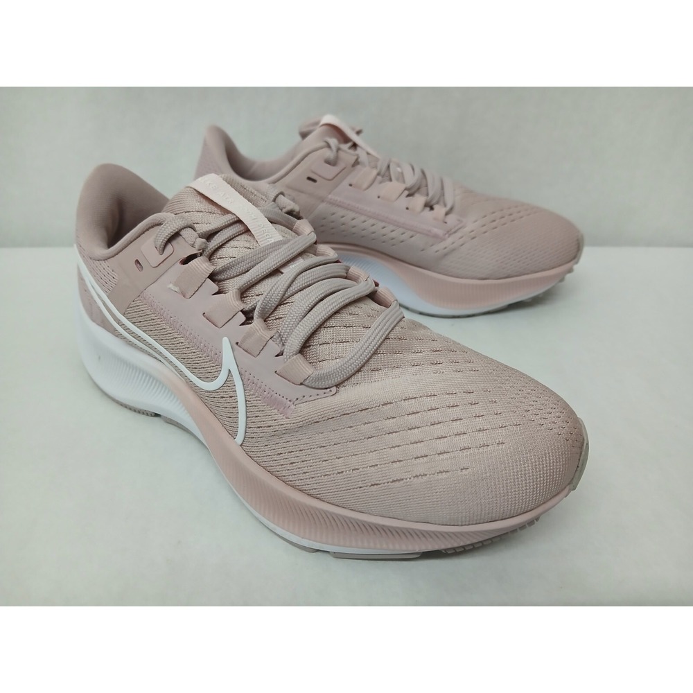 Nike Women's Air Zoom Pegasus 38 Running Shoes CW7358-601 Champagne White Sz 6.5